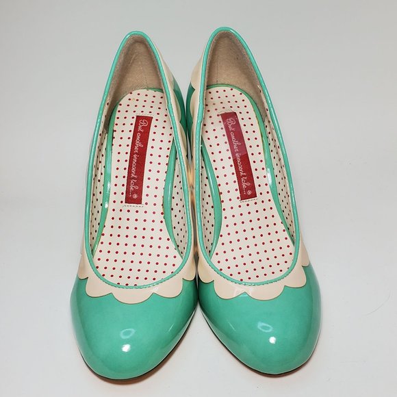 Varah Heels Seafoam Green Size 6 *NIB* - Picture 2 of 4